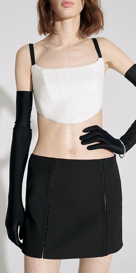 BARBE MINI SKIRT IN BLACK, , alternate image number 5