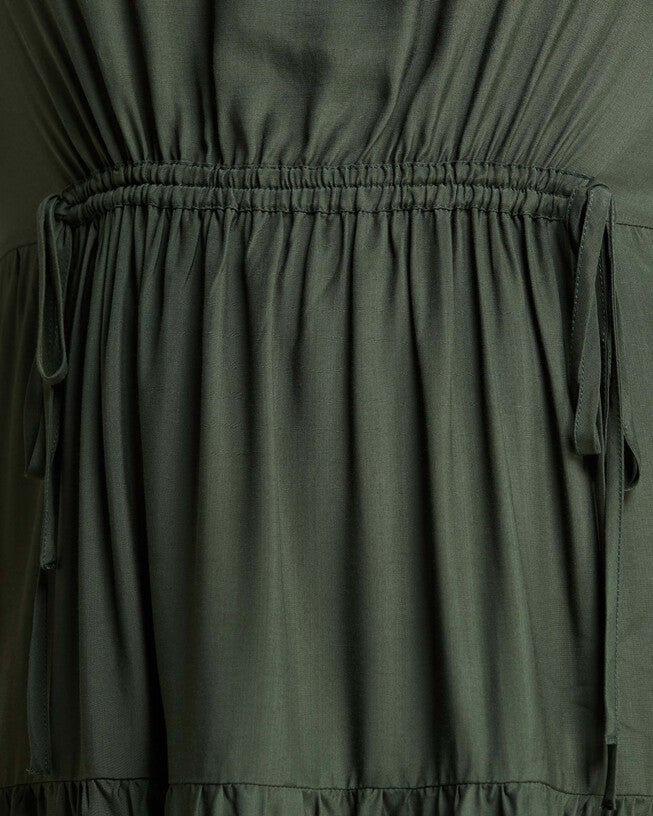 Lana Dress, Olive / Hunter Green, alternate image number 4