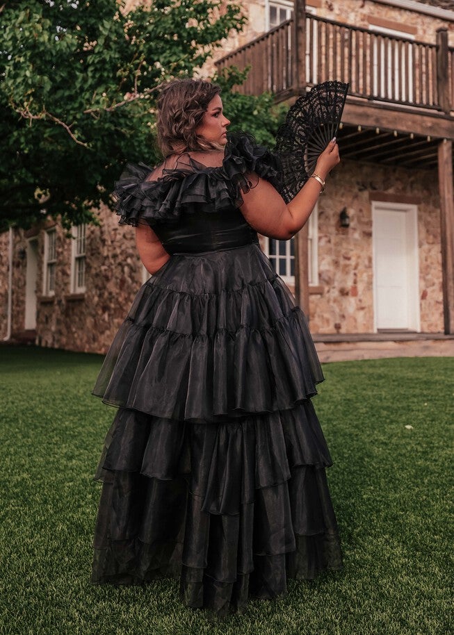 Wednesday Dress, Black / Black, alternate image number null