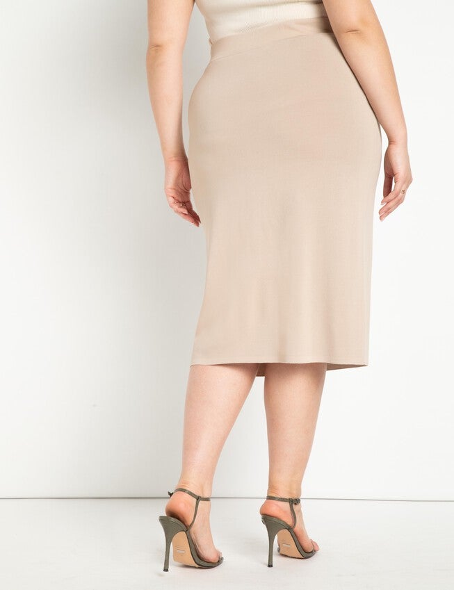Tie Waist Midi Skirt, , alternate image number 5