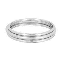 Round Classic Bangle 5.1mm Silver