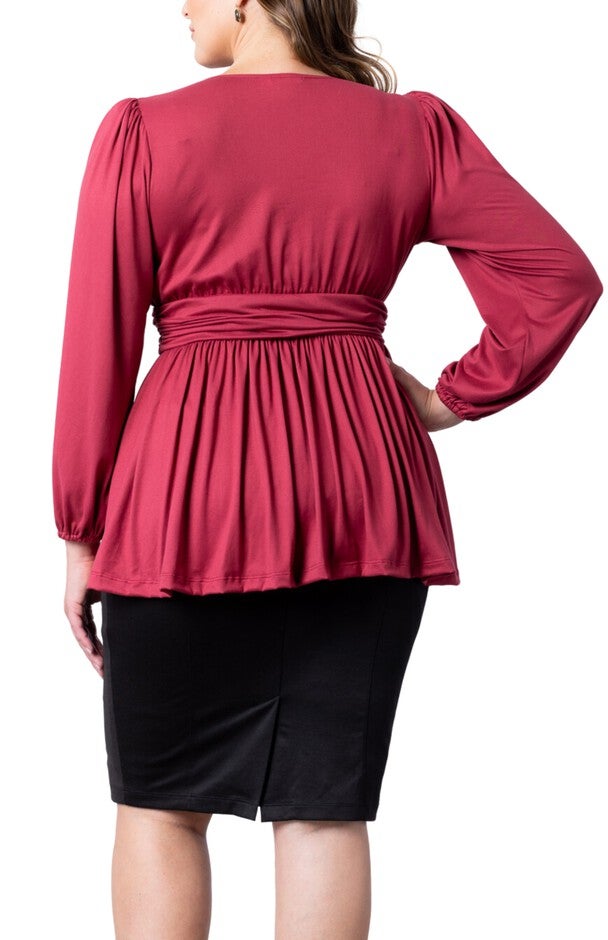 Leah Long Sleeve Tunic Top, , alternate image number null