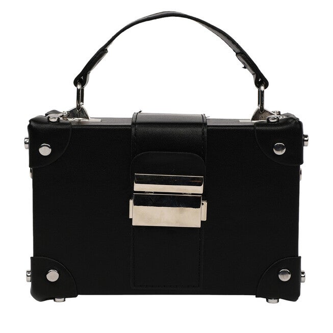 Haute Sauce Women's Luggage Box Bag, Black / Black, hi-res image number null