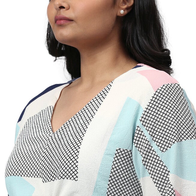Self Design Stylish Casual Dresses, White / White, alternate image number null