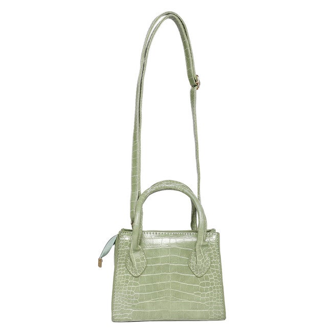 Haute Sauce Women's Croc Handbag, Sage Green / Sage Green, alternate image number null