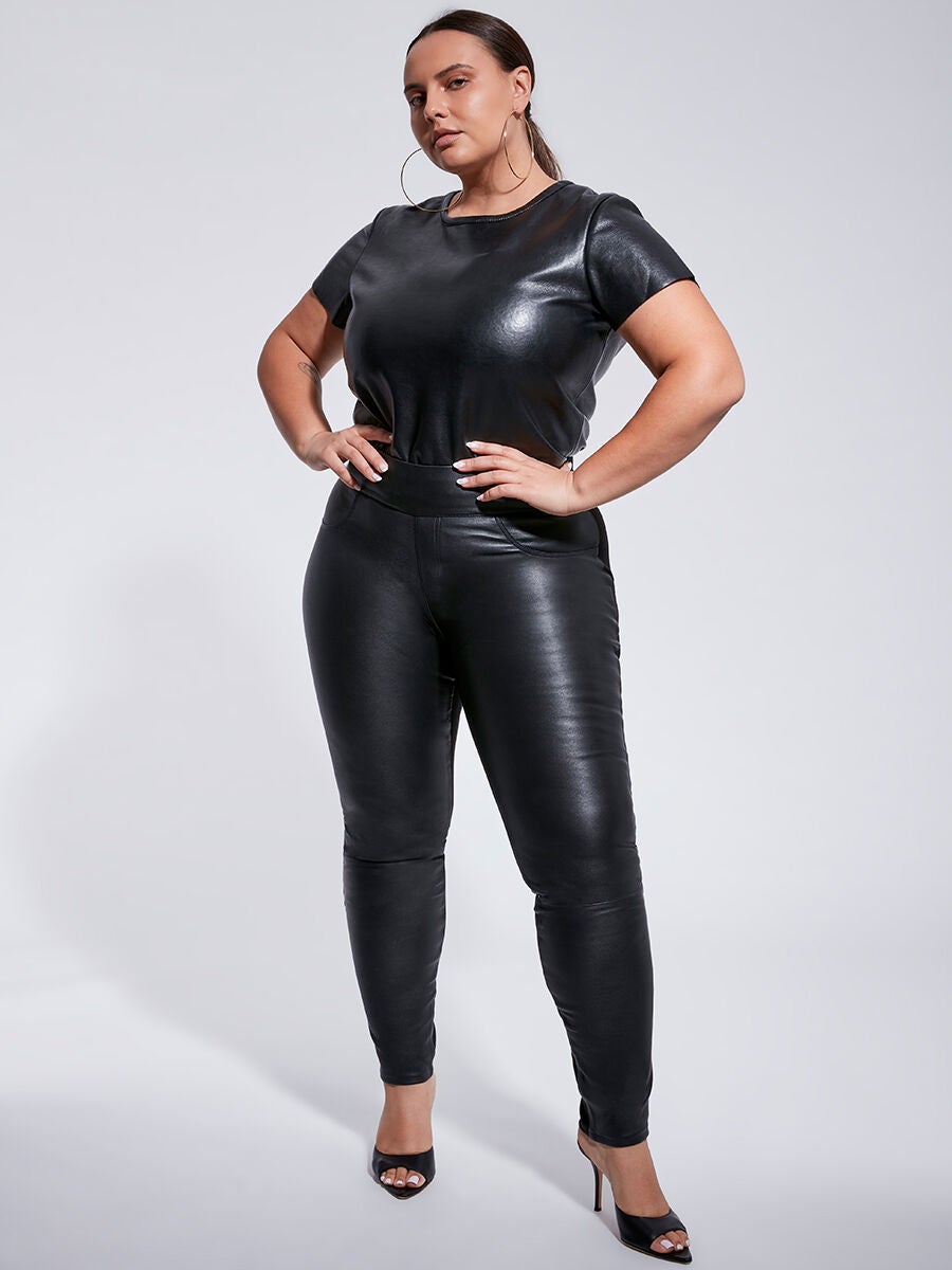 New Guard Recycled Leather Tee, , alternate image number 6