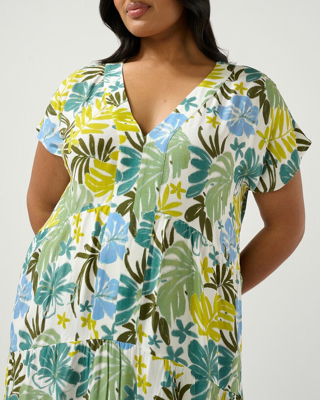 Antibes Dress, SkyCitron / Light Blue, alternate image number 5