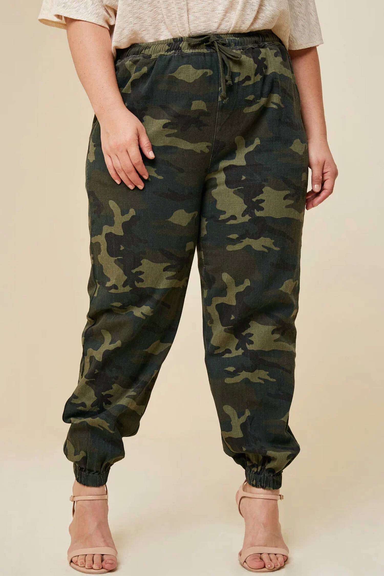 Camo Jogger In Dark Green, , alternate image number 3