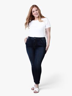Sadie Pintunck High Rise Ankle Jeans