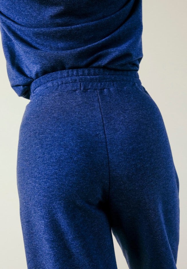 Betty Organic Cotton + Tencel Wide Leg Pant, Heather Lake / Dusty Blue, alternate image number null