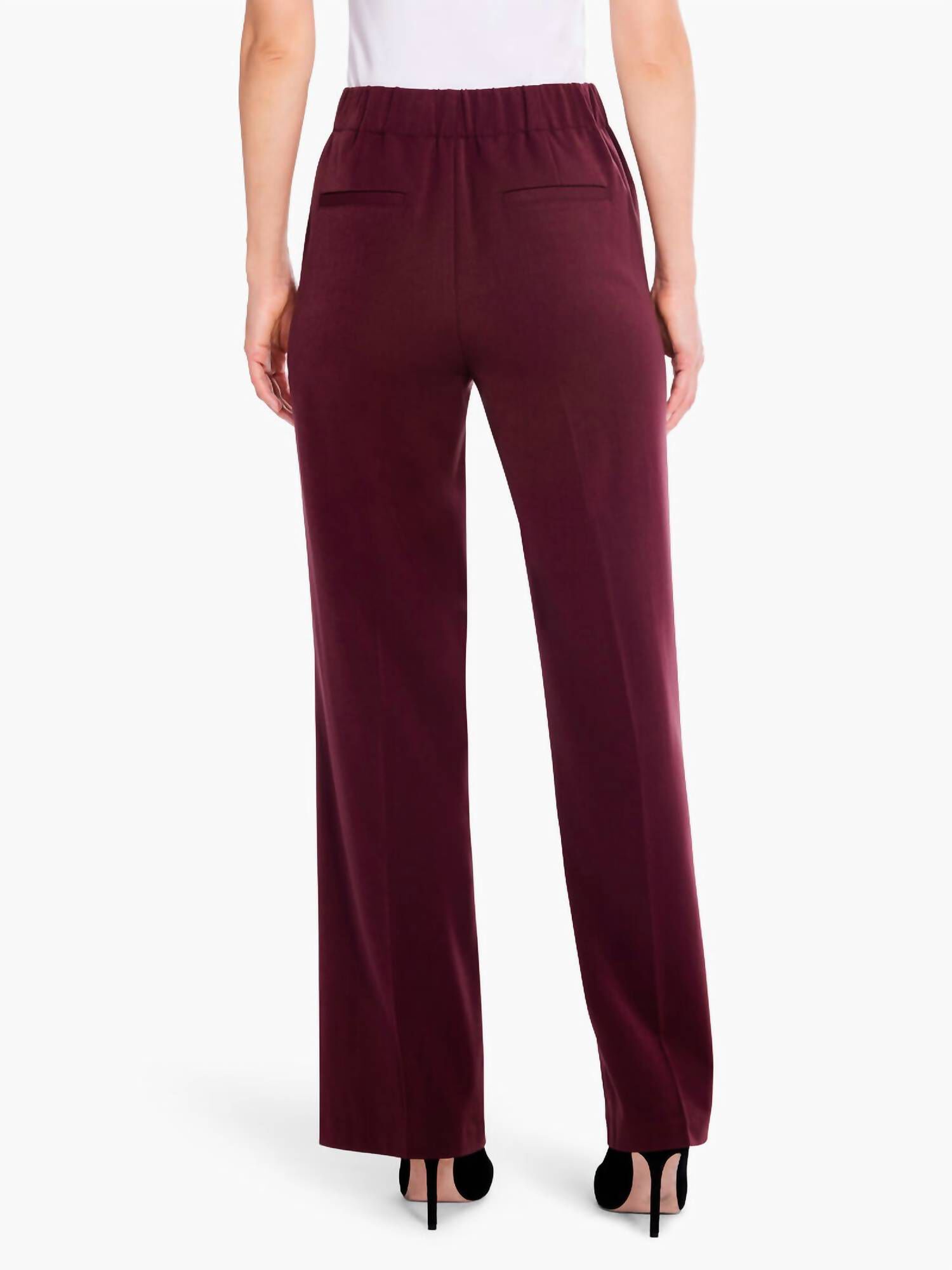 AVENUE WIDE LEG PANTS, Redwood / Red, alternate image number 2
