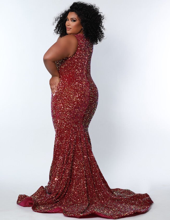 SHIFTER FORMAL GOWN, Purple Passion / Purple, alternate image number 1