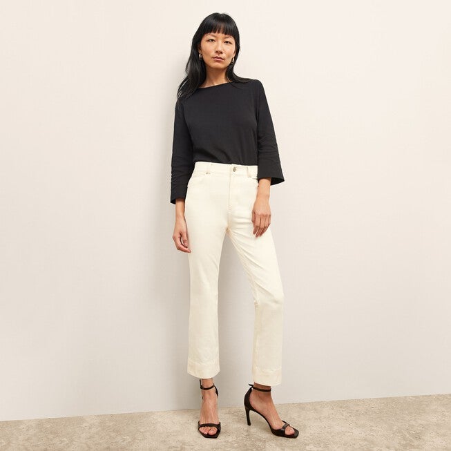 Owen T-Shirt - Organic Pima Cotton, Black / Black, alternate image number 3