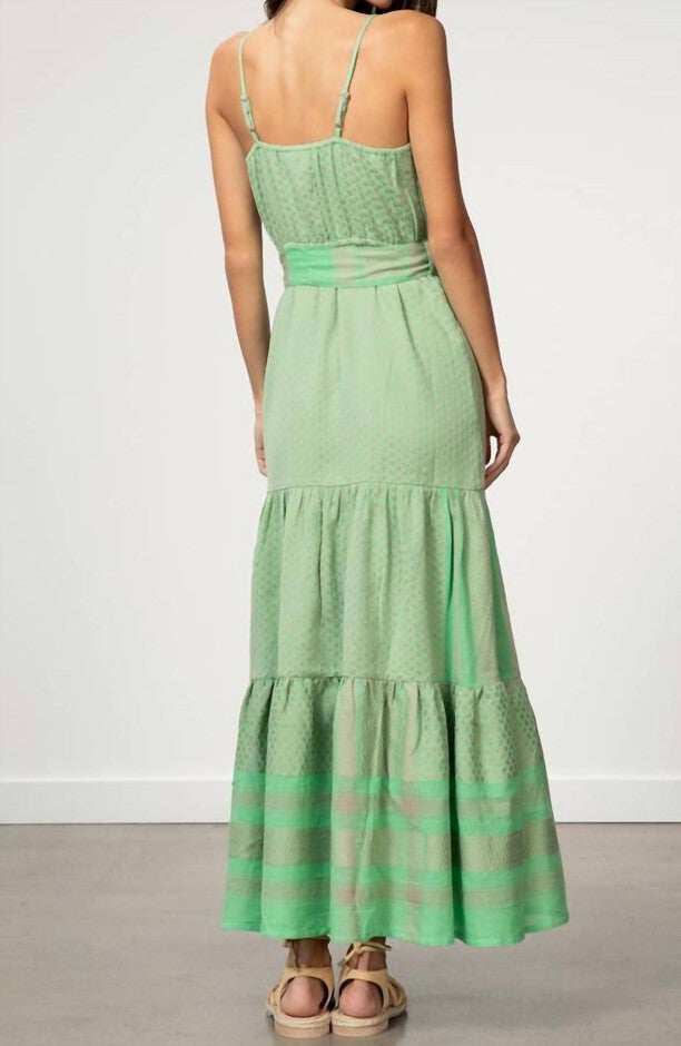 ROSE MAXI DRESS IN MINTY, Minty / Light Green, alternate image number null