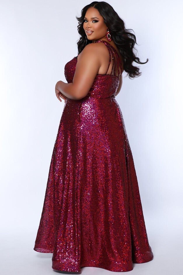 COSMIC FATE FORMAL DRESS, Magenta / Pink, alternate image number 1