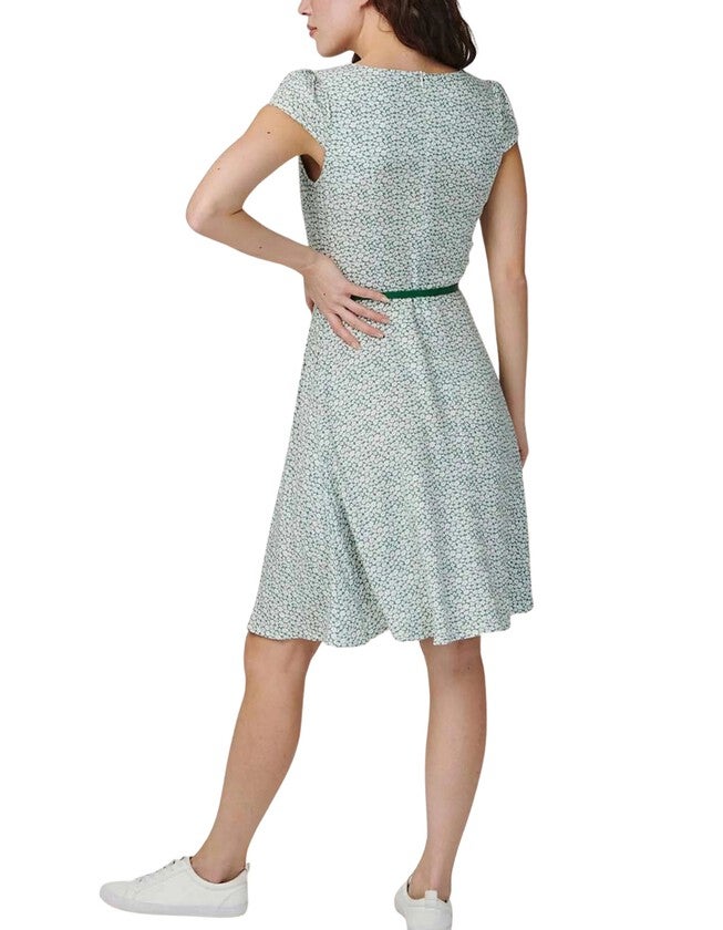 Celeste Dress Belt Include Cut-Out Detail, Green / Light Green, alternate image number 3