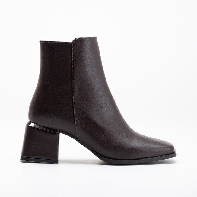 ODETTE - DARK BROWN BOOTS, BROWN / Brown, hi-res image number null