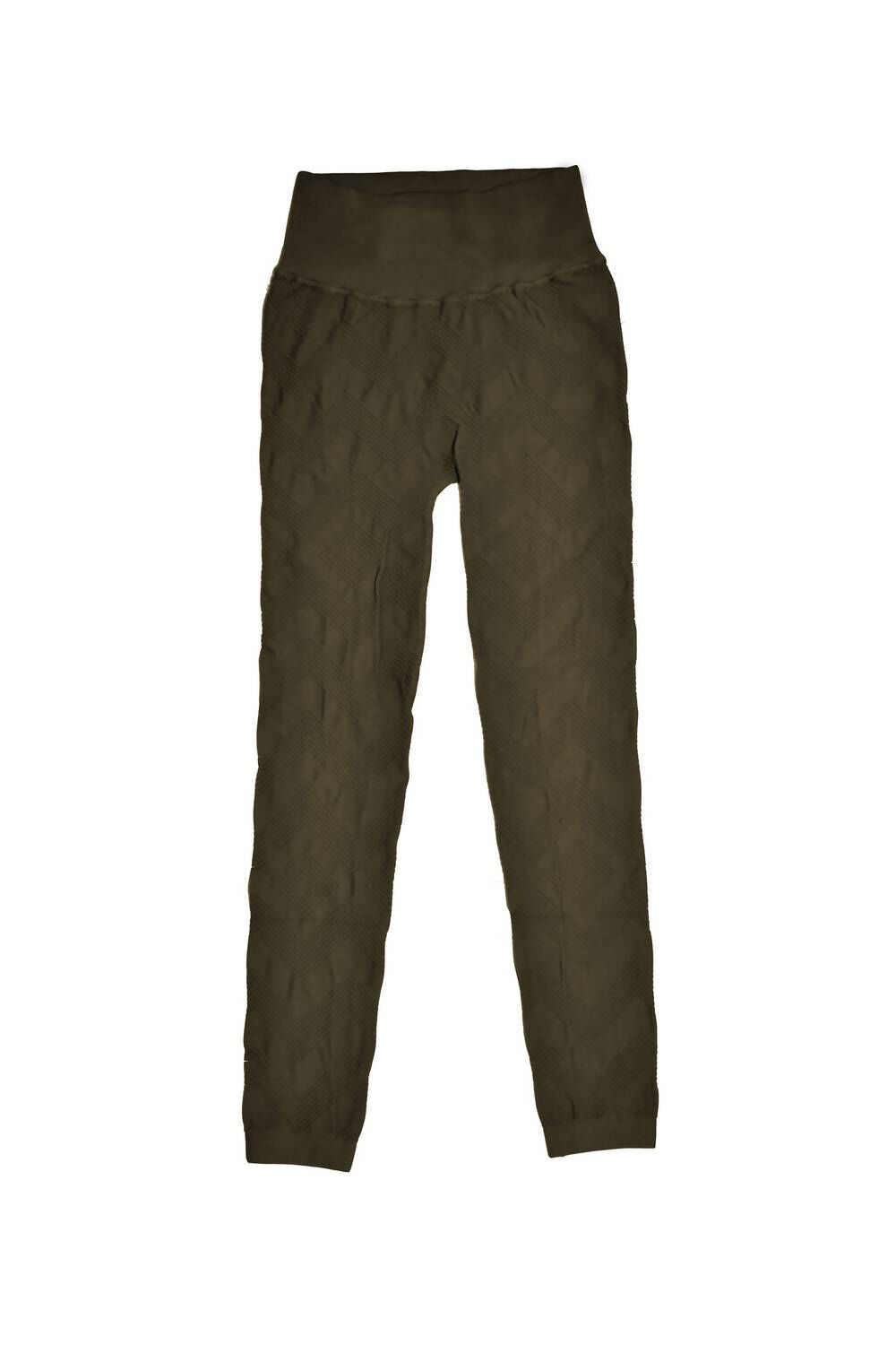 Chevron Skinny Leggings In Olive, Olive / Olive Green, hi-res image number 0