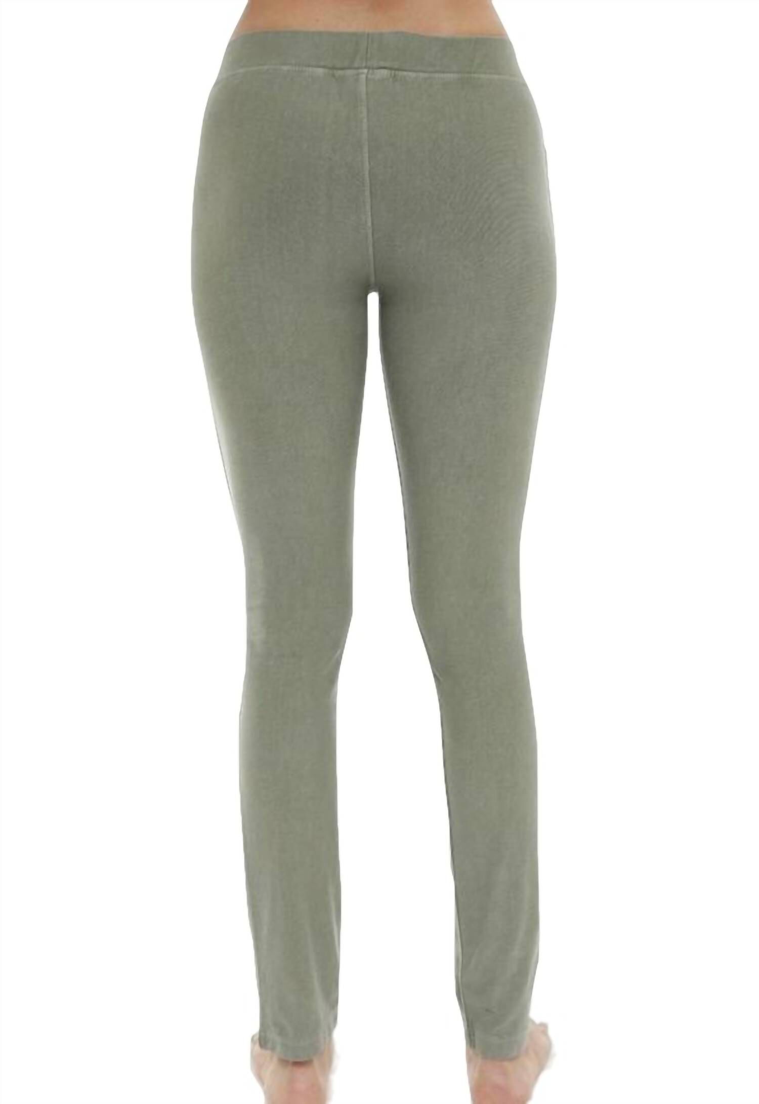 High Rise Capri In Olive, , alternate image number 2
