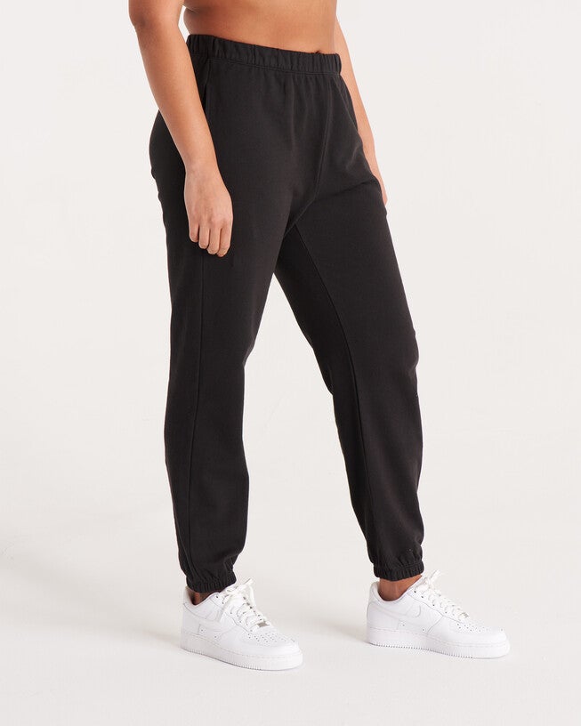 The Sweat Pant, Vintage Black / Black, alternate image number 2