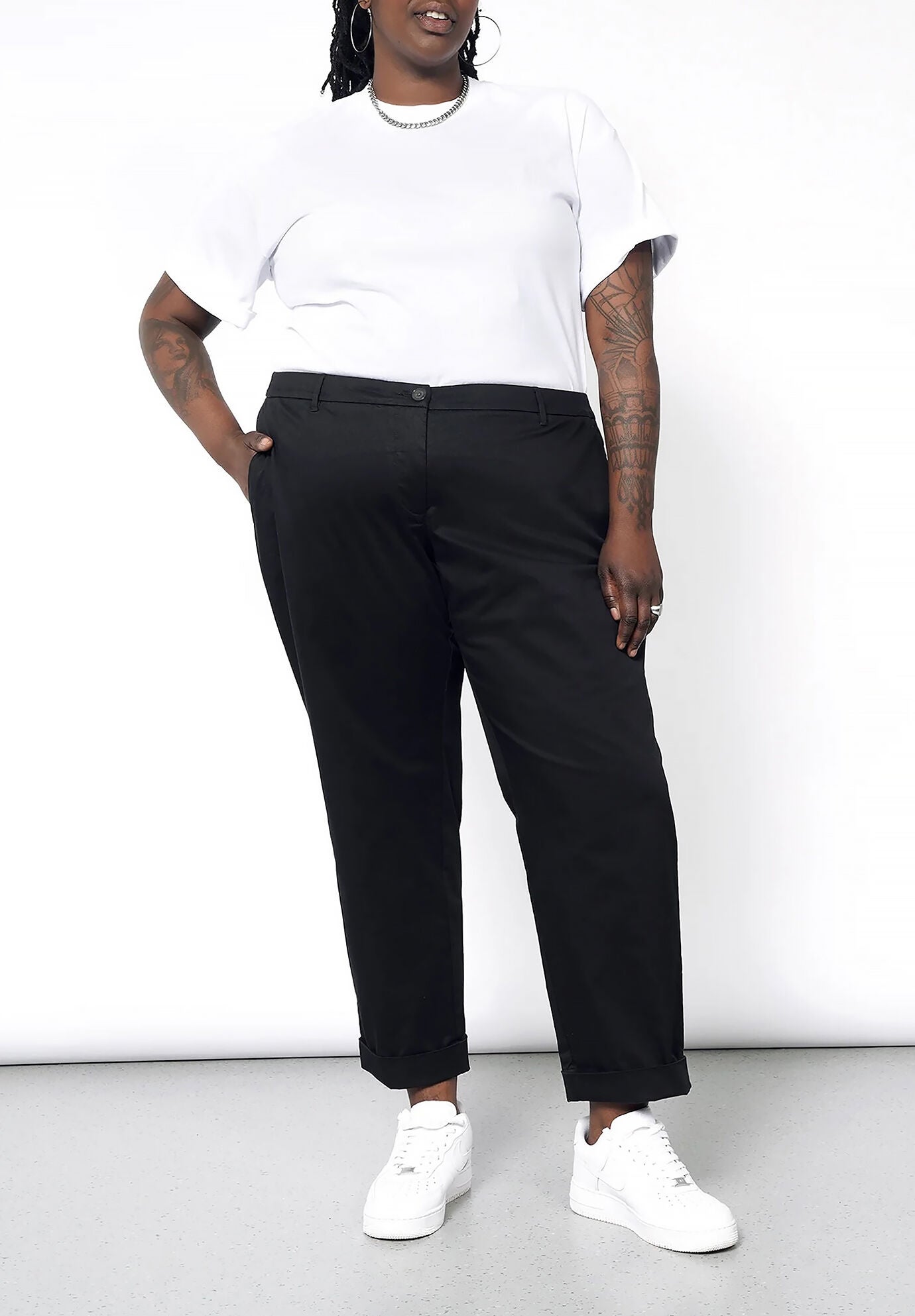 The Essential Trouser, BLACK / Black, hi-res image number 0