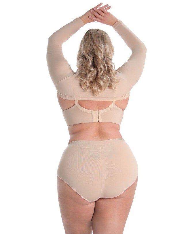 Women's Control Top Shaping Panty by SlimMe, Nude / Cream, alternate image number 1