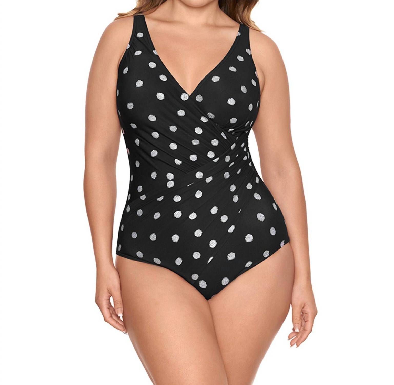 OCEANUS ONE PIECE SWIMSUIT, Black / Black, hi-res image number 0