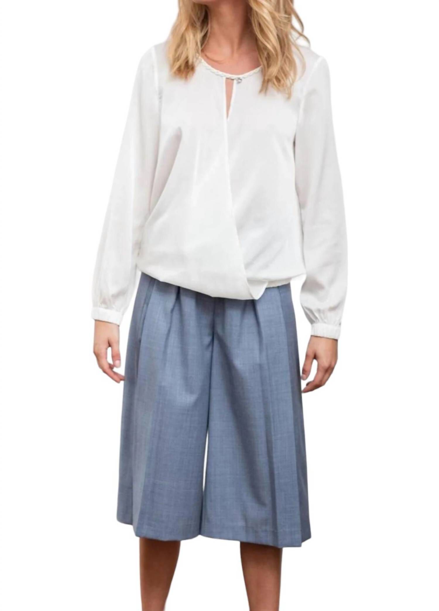 Marina Culottes Short, Blue / Azure Blue, hi-res image number 0