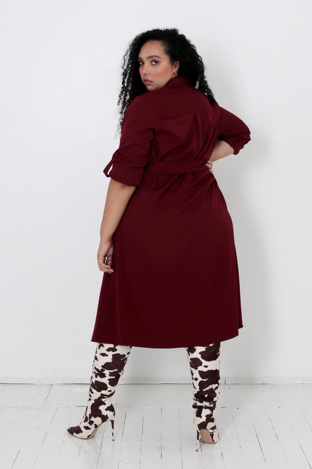 Gigi Button Down Shirt Dress, , alternate image number 4