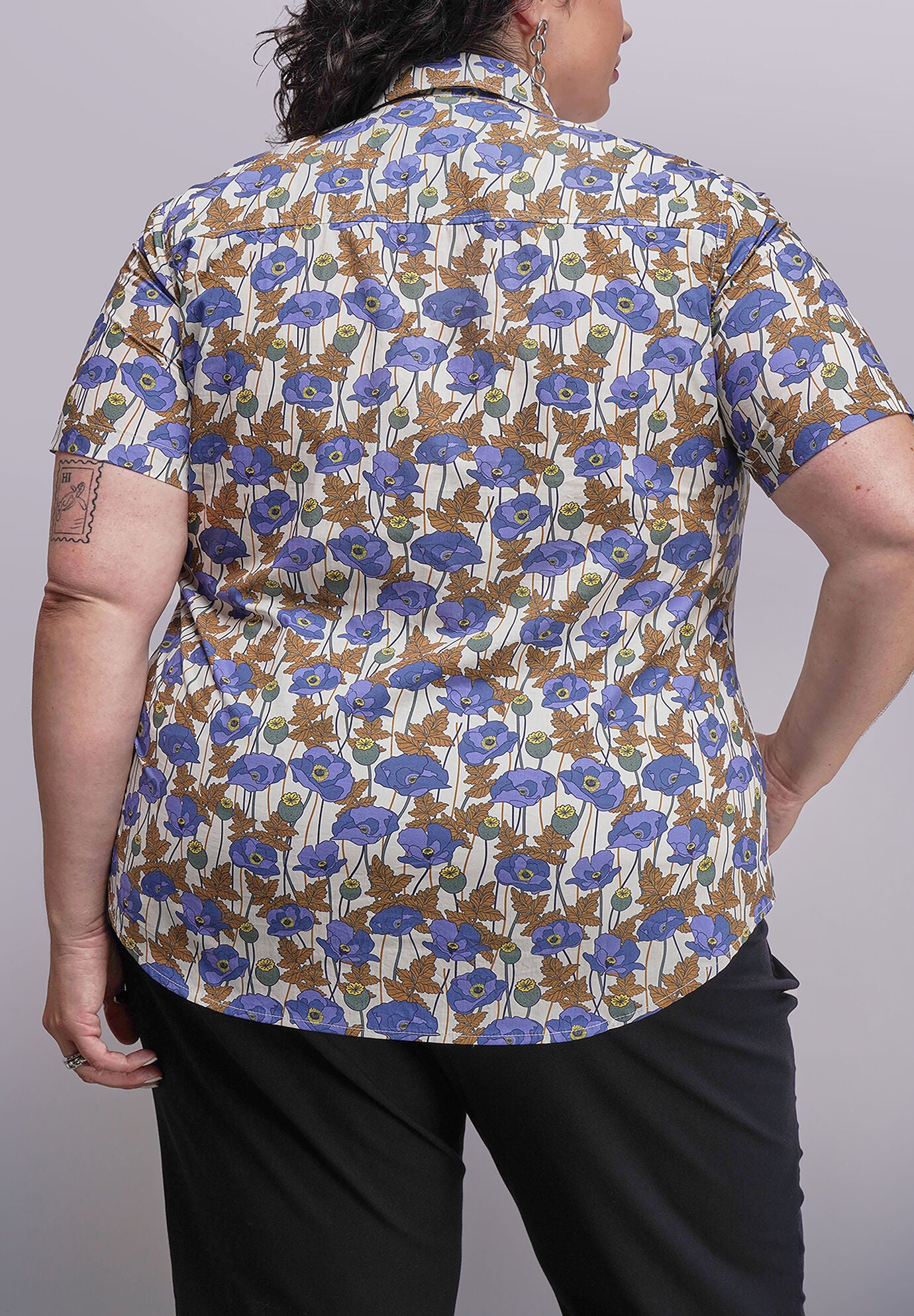 The Essential Button Up, POPPY WHITE / White, alternate image number 2