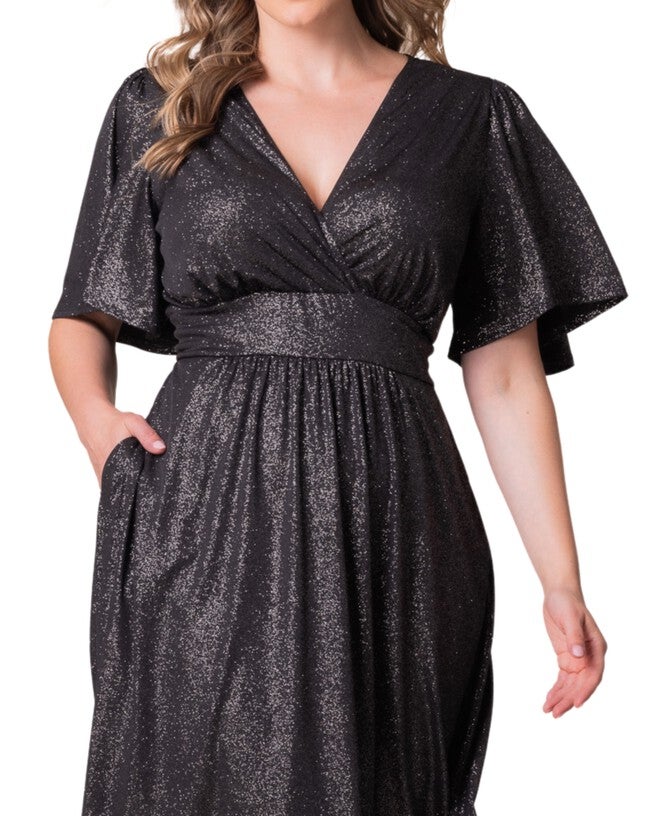 Crystal Cove Cocktail Dress, SILVER STARLIGHT / Silver, alternate image number 2