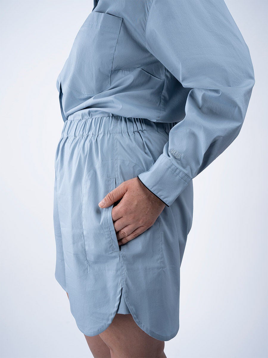 SIGNATURE WOVEN SHORT, Steel Blue / Light Blue, alternate image number 1