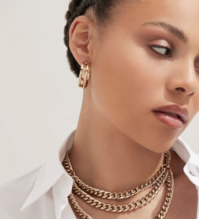 Fiona Hoops Silver, , alternate image number 4