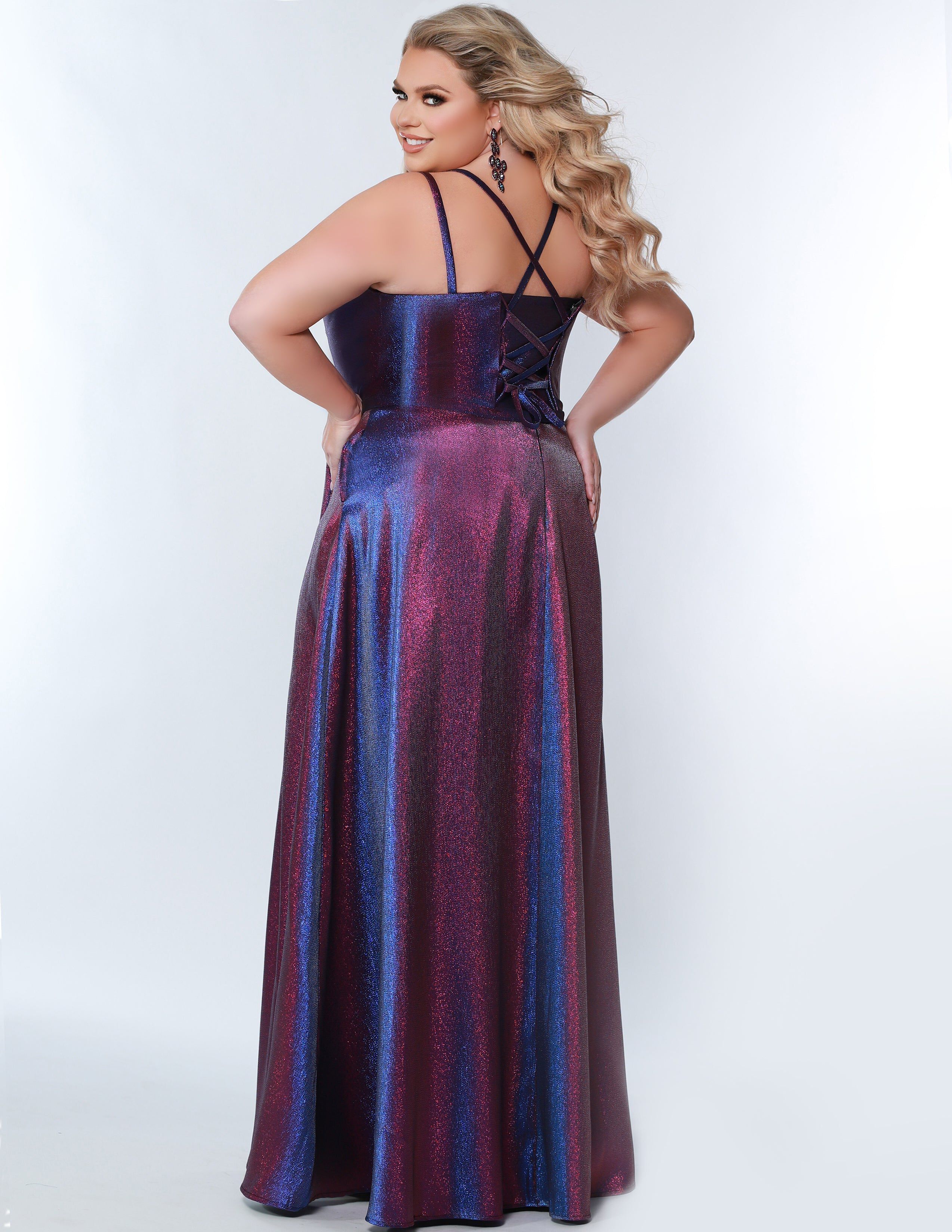 CHANGE MY MIND FORMAL DRESS, Prism / Purple, alternate image number 1