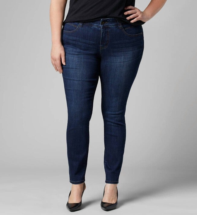 CECILIA MID RISE SKINNY JEAN, Indigo / Dark Wash, hi-res image number null