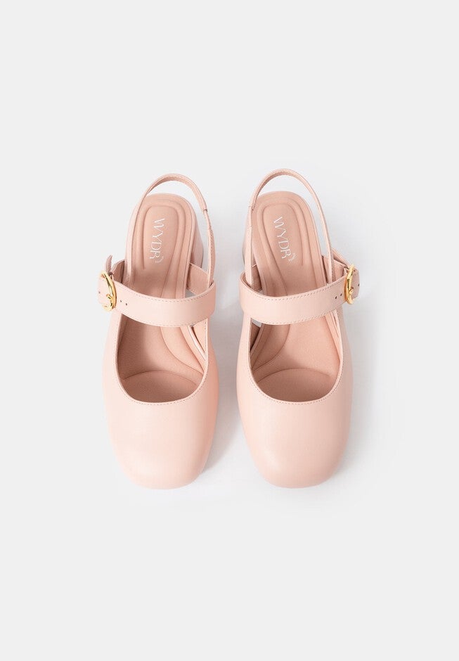 Amber Slingback Mary Jane, Pink / Pink, alternate image number 1