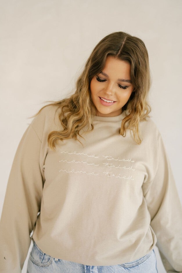 Mama Tried Chainstitch Pullover, , alternate image number null