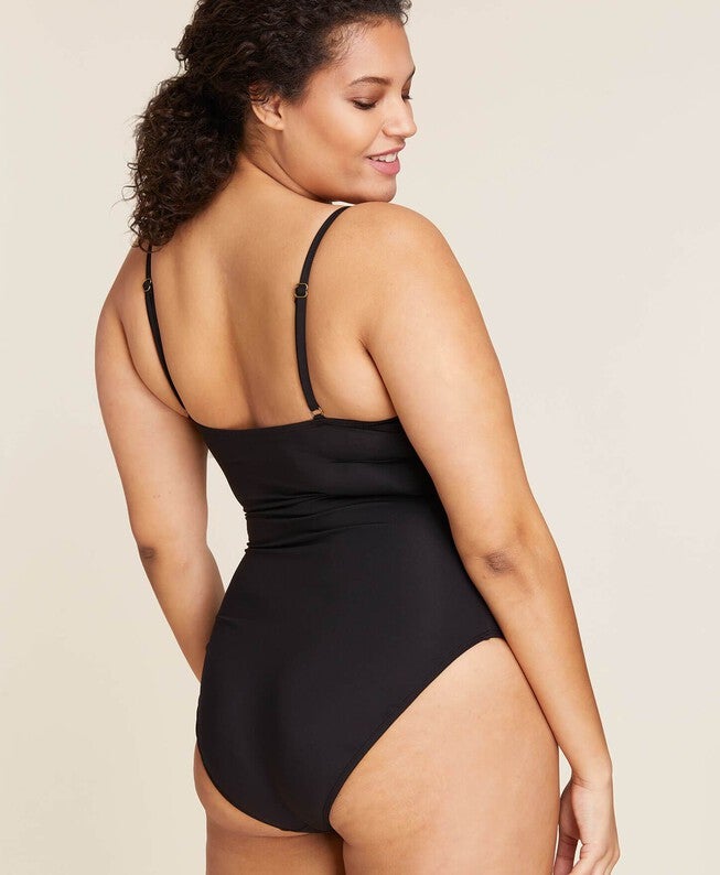 The Amalfi Flat Classic Full Coverage, Black / Black, alternate image number 2