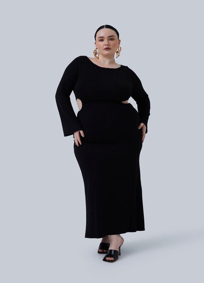 Gabrielle Maxi, BLACK / Black, alternate image number 1