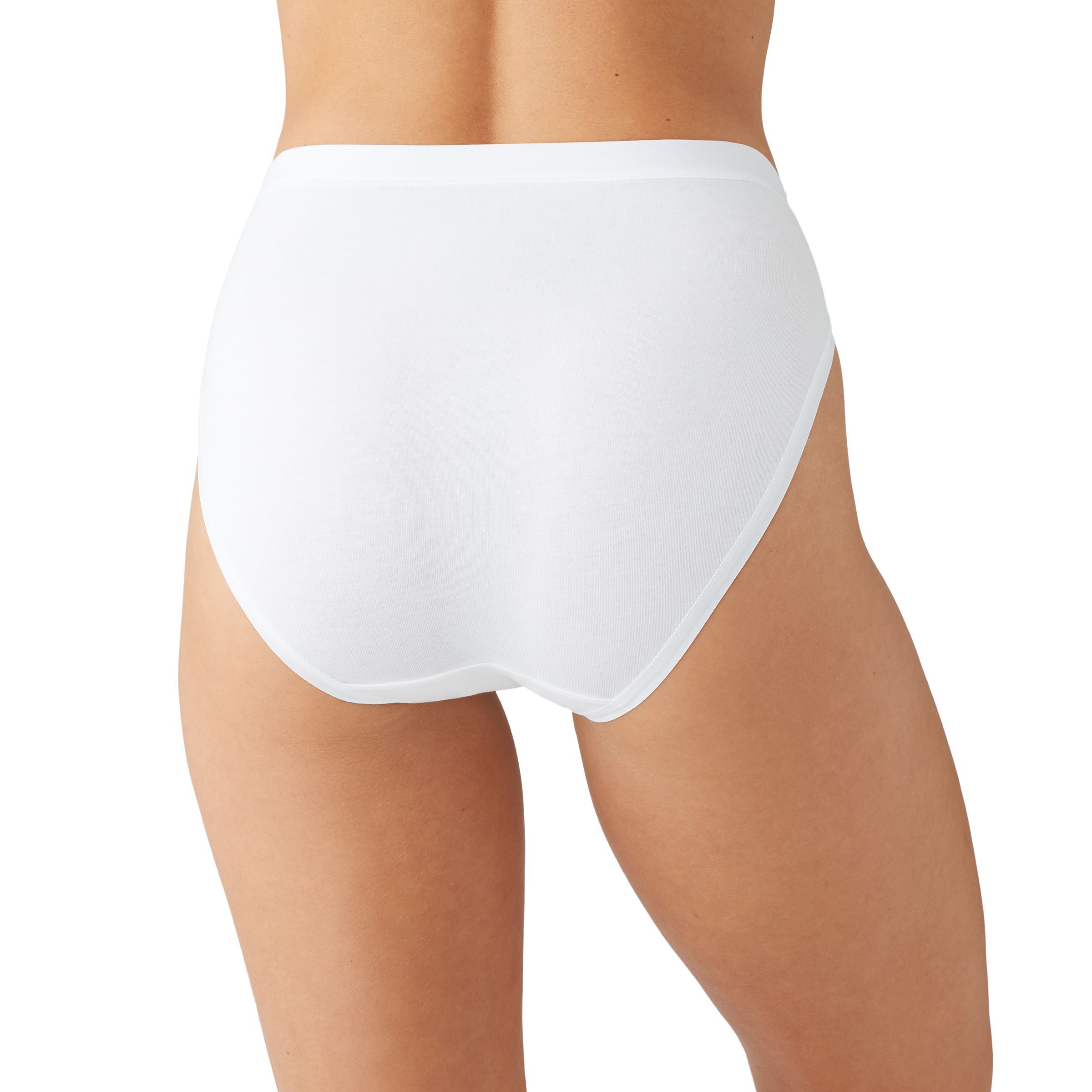 Understated Cotton Hi Cut, White / White, alternate image number 1