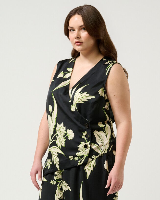 Baia Top, Print / Black, alternate image number 2