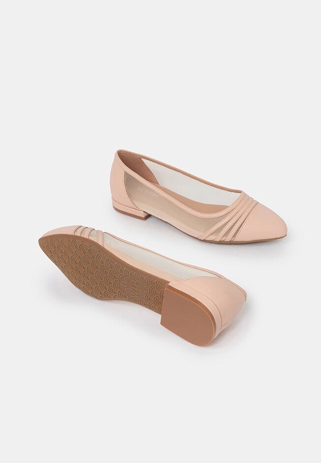Celeste Ballerina Flats, Pink / Pink, alternate image number 3