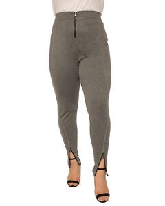 Ria Plus Size High Rise Ponte Knit Premium Legging