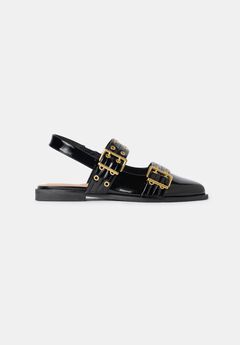 Blondie Pointy Toe Flat Slingback Mary Jane