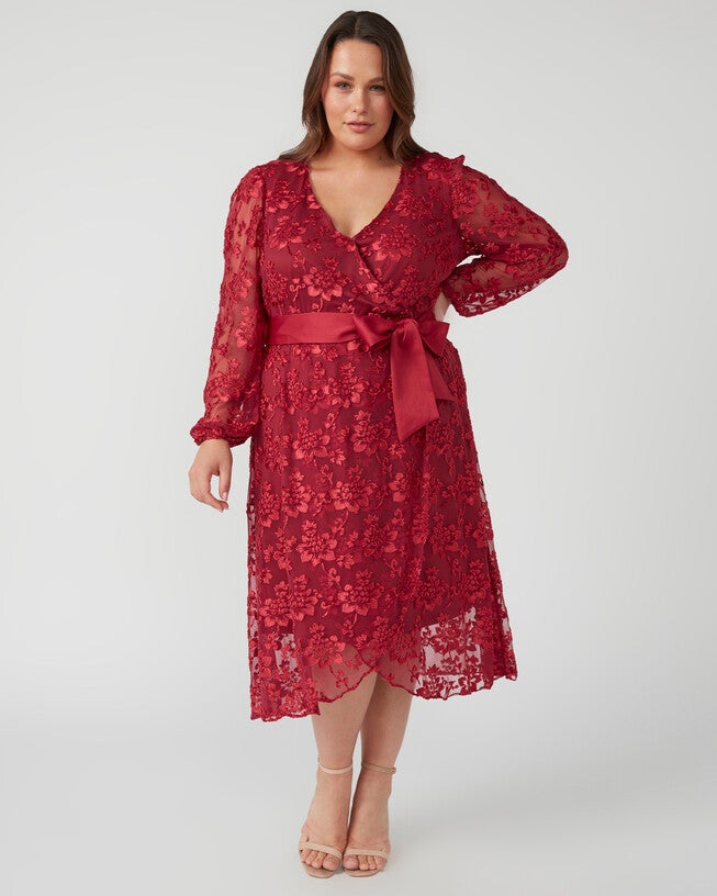 Radiance Glow Dress, Raspberry / Red, alternate image number 1