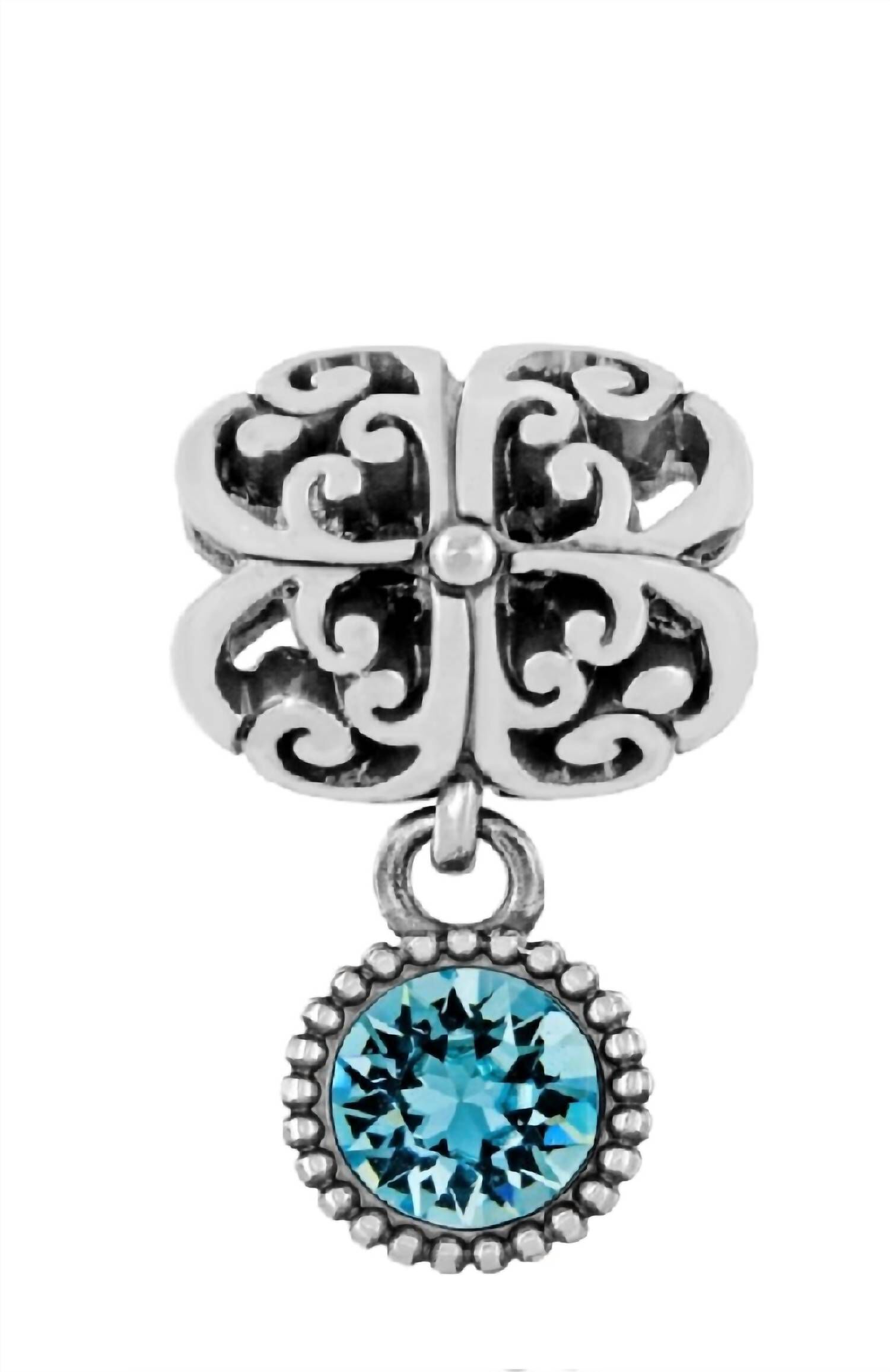 BIJOU BEAD IN SILVER AQUA, Silver Aqua / Silver, hi-res image number 0