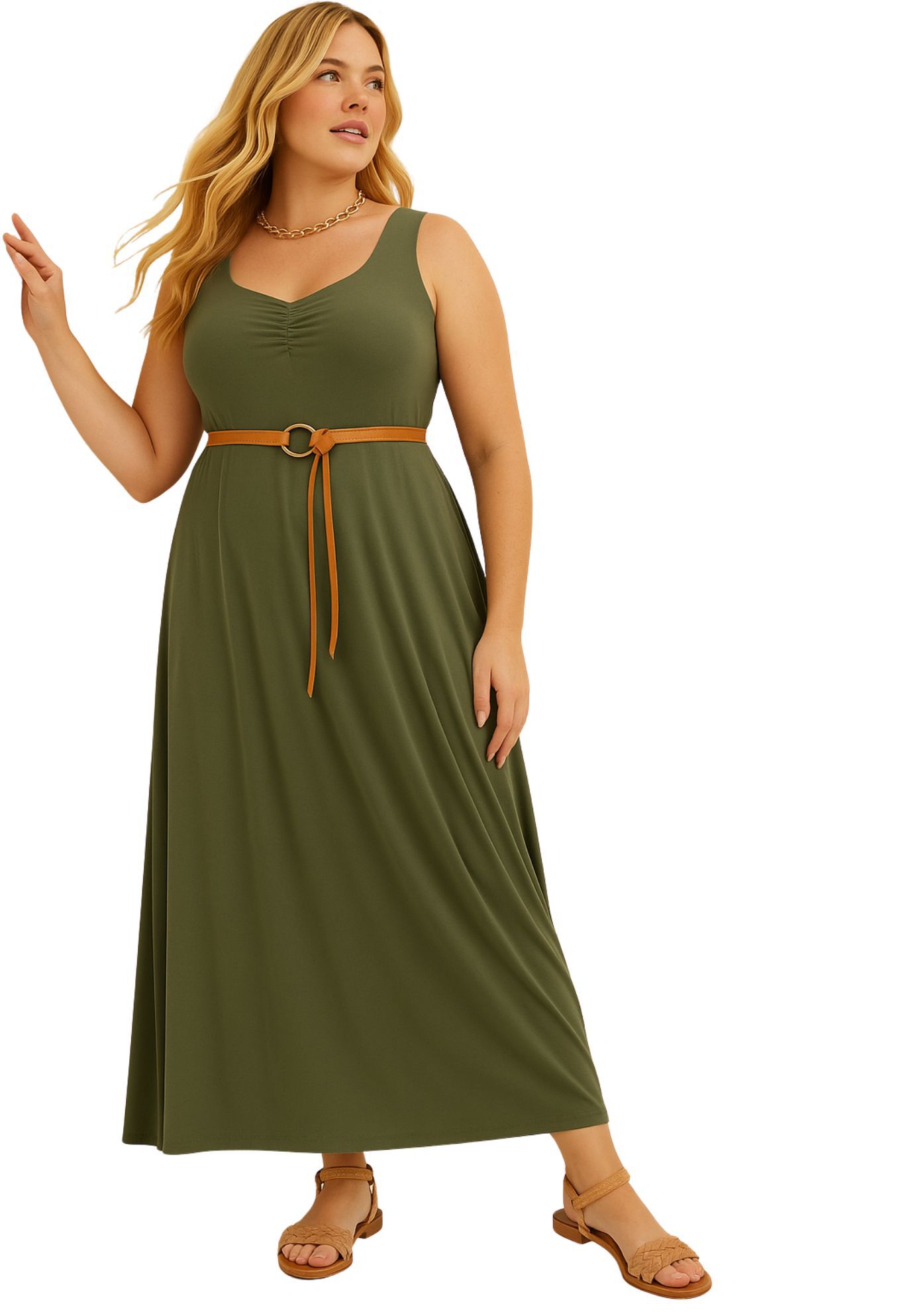 Nile Belt, Cognac / Tan, alternate image number 3