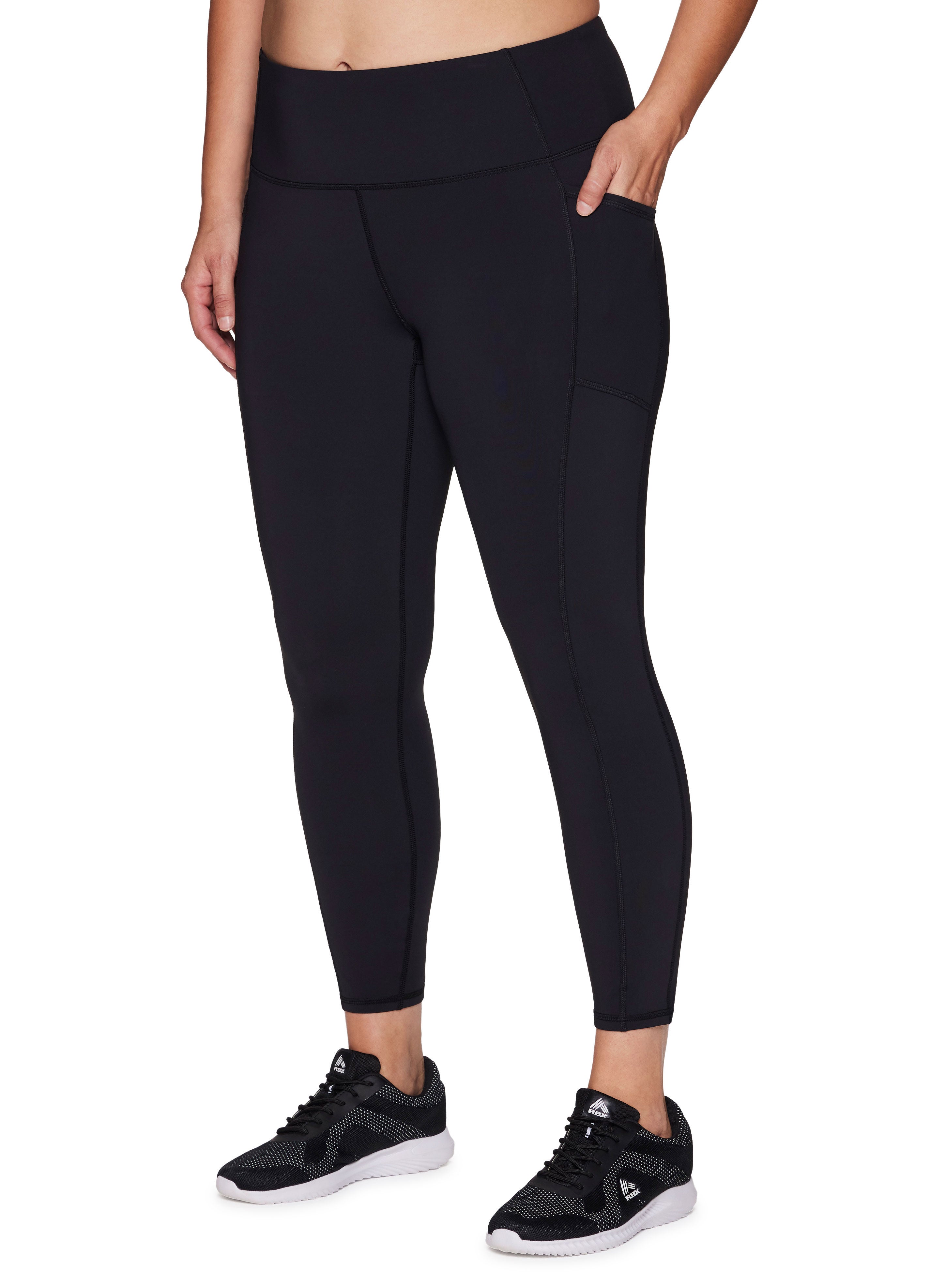 Plus Tech Flex Ultra Hold Legging, Black / Black, alternate image number 2