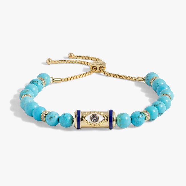 Evil Eye Bolo Bracelet, Turqouise / Turquoise, hi-res image number 0