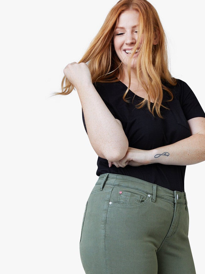 Mid Rise Jegging - Pine, , alternate image number null